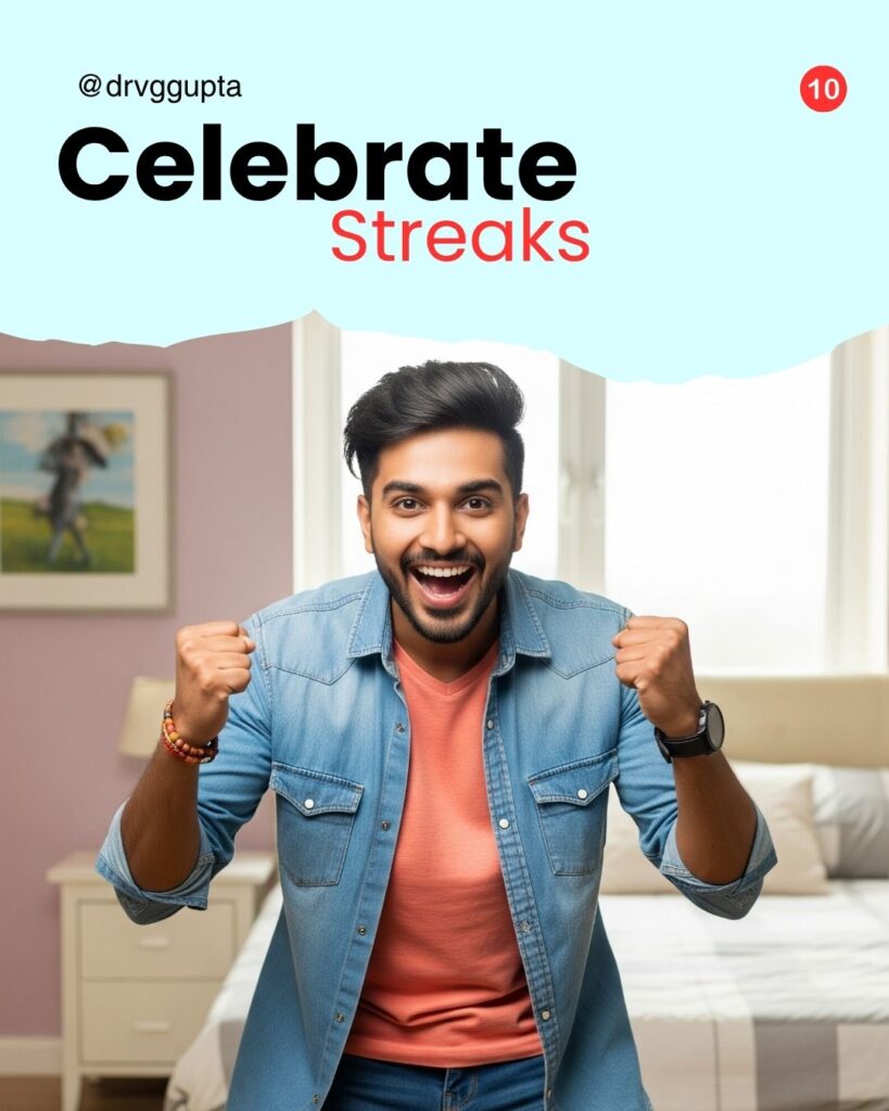 Celebrate Streaks to stop masturbation
