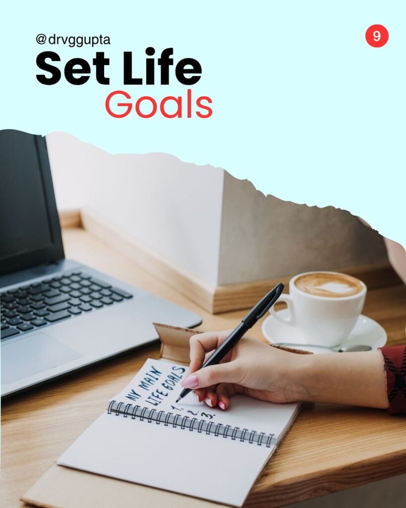 Set Life Goals to stop masturbation
