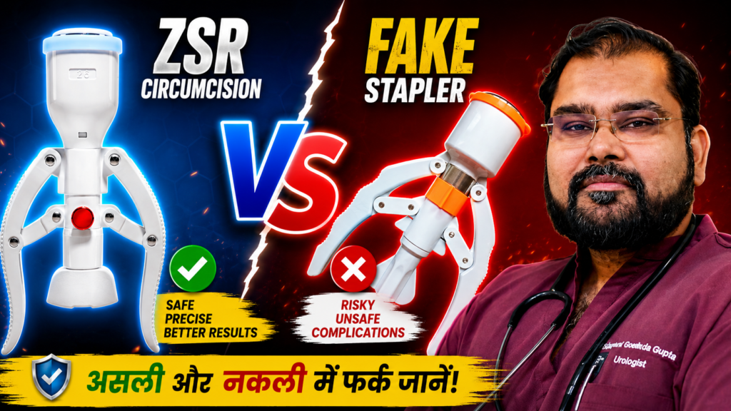 original zsr circumcision vs fake stapler