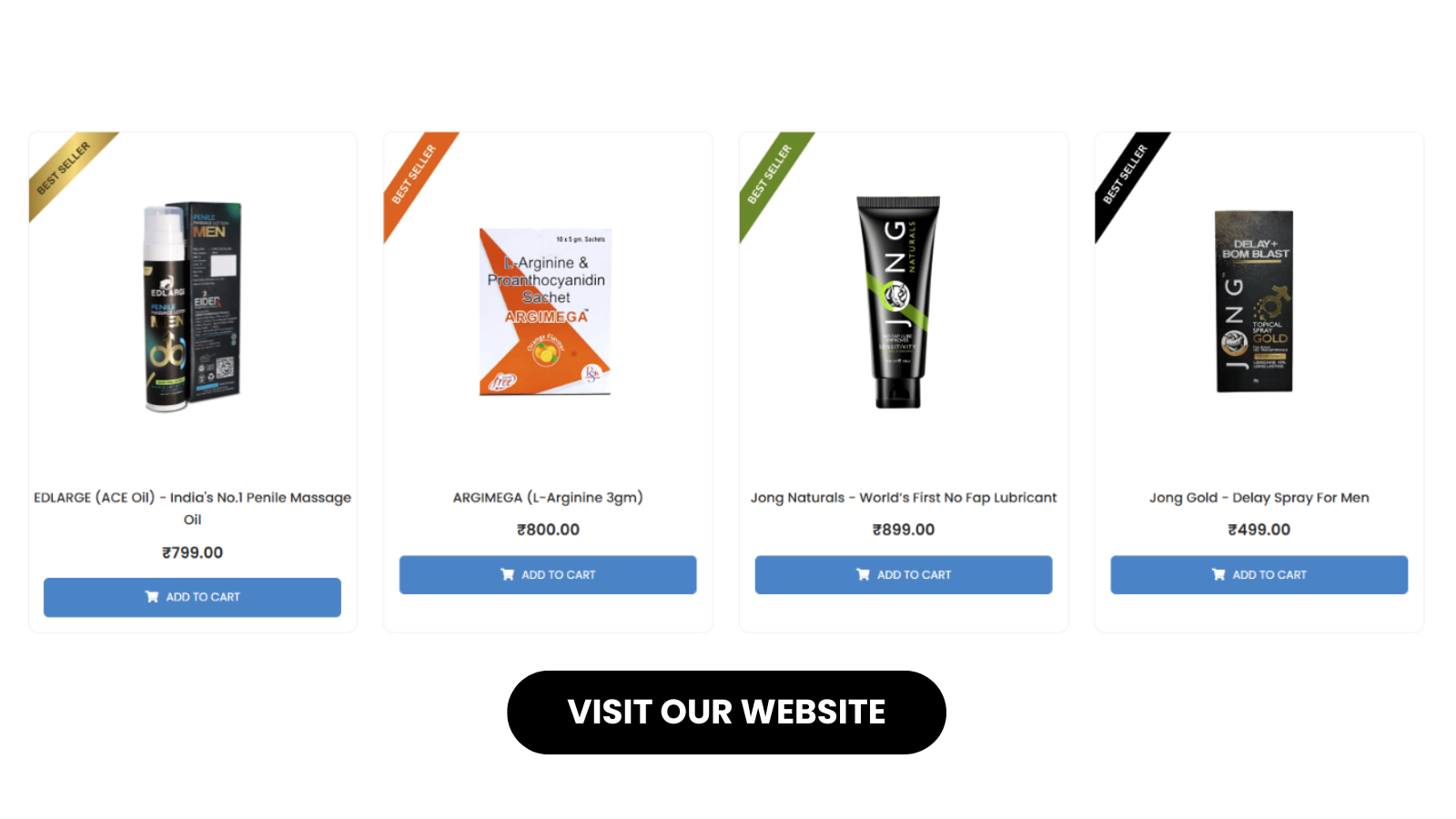 Visit Govinda Life Care men's health website